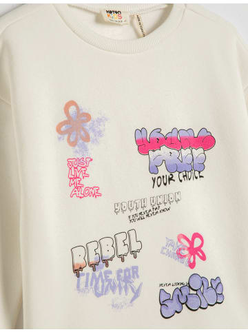 KOTON Sweatshirt in Ekru