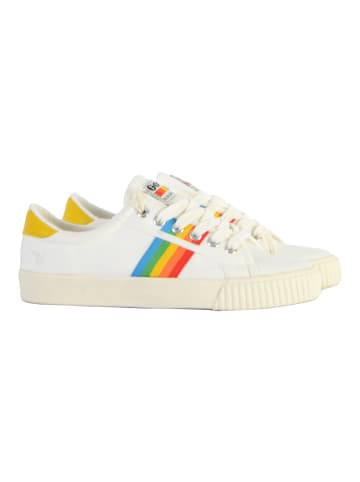 Gola Mark Cox Rainbow Ledersneaker Weiß