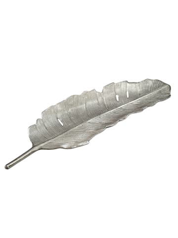 FineBuy Tischdekoration in Silber / Aluminium / 80x26x5