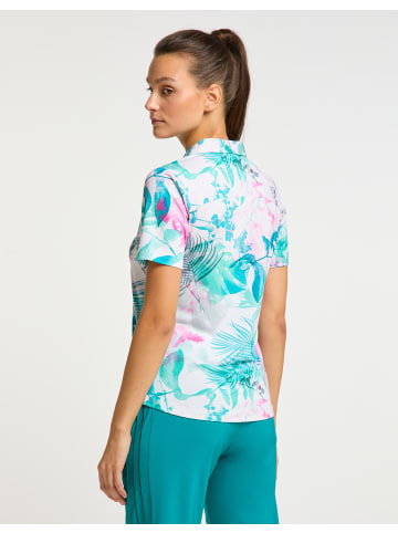 Joy Sportswear Polo EDDA in tropical green print