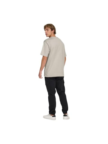 ONLY & SONS Beige Bio-Baumwolle T-Shirt