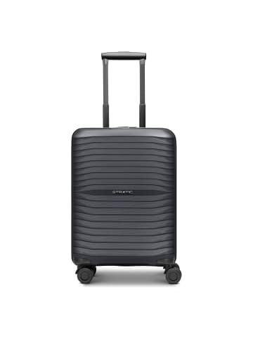 Stratic Shine 4 Rollen Kabinentrolley 55 cm in black