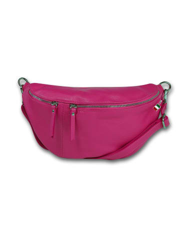 Florence Leder Gürteltasche Florence Tasche pink, fuchsia ca. 37cm