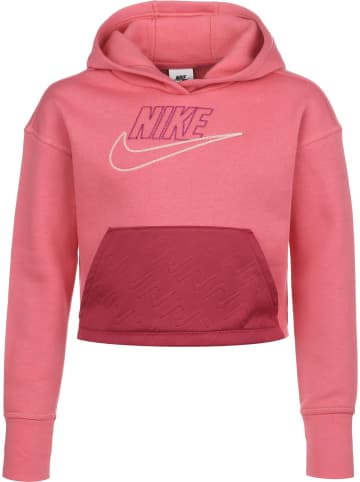 Nike Kapuzenpullover in archaeo pink/rush maroon