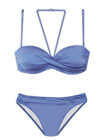 LASCANA Bügel-Bandeau-Bikini in hellblau