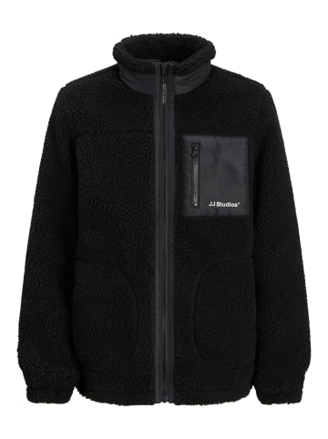 JACK & JONES Junior Teddyjacke JJESOHO TEDDY JACKET SN JNR in black