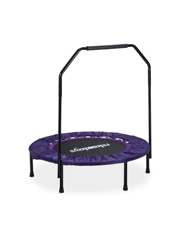relaxdays Trampolin in Lila - Ø 102 cm