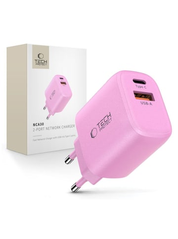 Tech Protect Tech Protect NCA30 PD 30 W QC3.0USB-A USB-C WandLadegerät