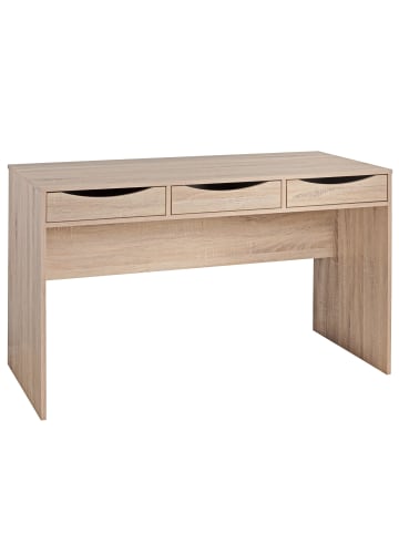 KADIMA DESIGN Schreibtisch MASSA 120 cm, Design Büro-Tisch in Eiche,