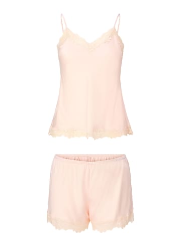 Linga Dore satin top & short DAILY in Apricot