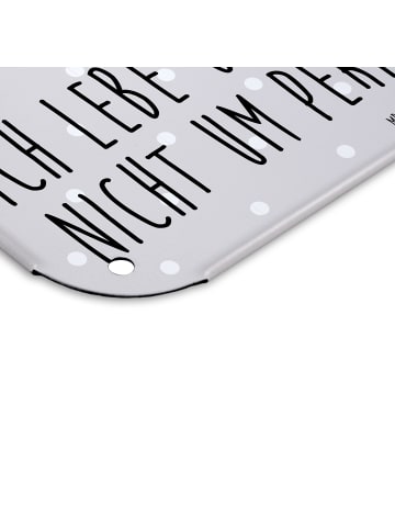 Mr. & Mrs. Panda Blechschild Axolotl Niedlich mit Spruch in Grau Pastell
