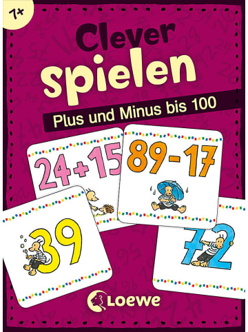 Loewe Verlag Clever spielen: Plus und Minus bis 100 (Kartenspiel)