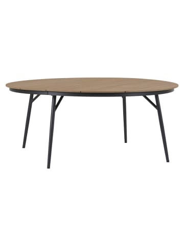 ebuy24 Gartentisch Dan Schwarz 178 x 178 cm