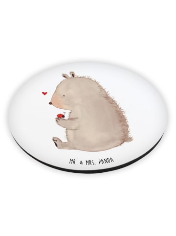 Mr. & Mrs. Panda Magnet für Fotos Bär Marienkäfer ohne Spruch in Weiß