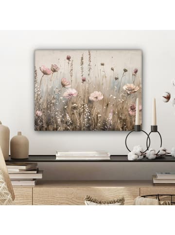 MuchoWow Leinwand bilder Blumenfeld (BxH)