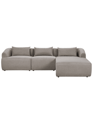 Beliani Ecksofa SVANSELE in Beige - (W) 278 x (H) 72 x (L) 174 cm
