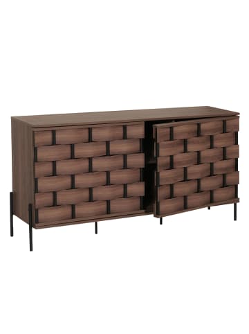 MCW Sideboard M44 Flecht-Design Push-to-open Türen