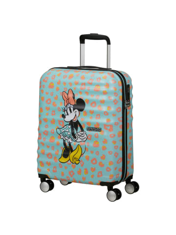 American Tourister Wavebreaker Disney - 4-Rollen-Kabinentrolley 55 cm (rot) in minnie pastel dots