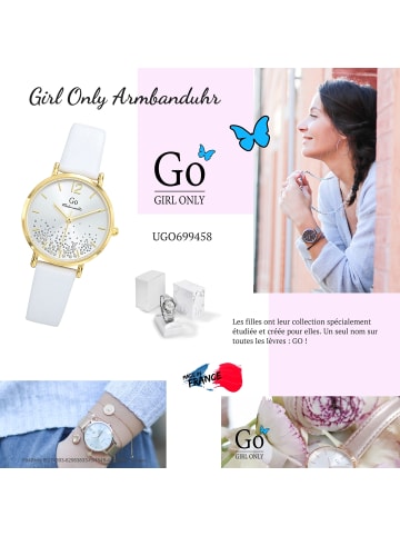 Girl Only Armbanduhr-Analog weiß mittel (ca. 32mm) Girl Only Mademoiselle