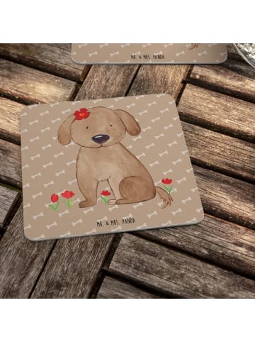 Mr. & Mrs. Panda Tassenuntersetzer Hund Dame ohne Spruch in Hundeglück