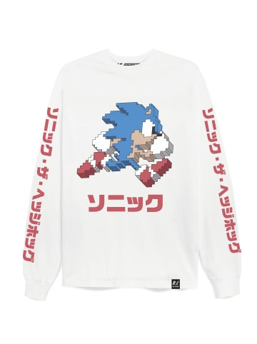 Recovered T-Shirt Sega Arcade Text Oversized in Weiß