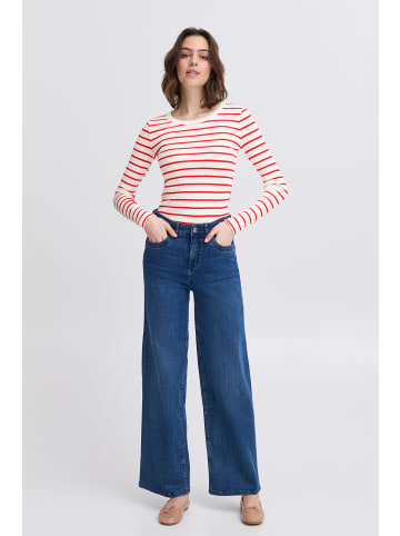 Fransa Langarm FRHIZAMOND Slim fit in Poinsettia mix