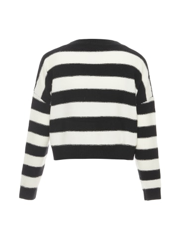 aleva Damen Pullover in SCHWARZ WOLLWEISS