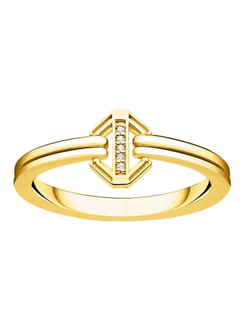 Thomas Sabo Ring "mit Diamanten gelbvergoldet" in Gold