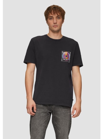 QS T-Shirt in 99D0_schwarz