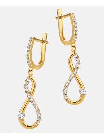 Diamant L'éternel Ohrringe aus 585 Gelbgold