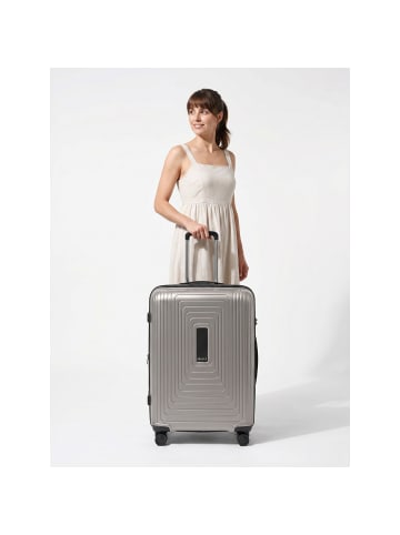 Redolz Essentials 14 4 Rollen Trolley M 65 cm mit Dehnfalte in coffee grey metallic