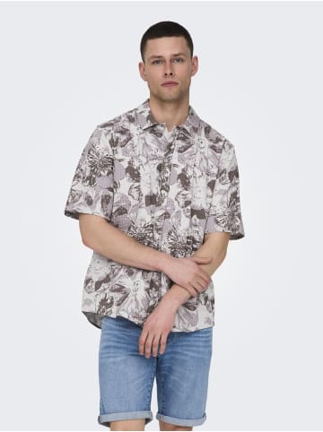 ONLY & SONS Hemd in Raindrops