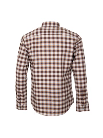 BRAX Langarmhemd in Braun