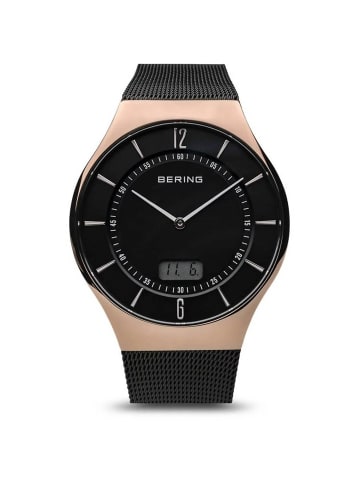 Bering Armbanduhr Max René  Silber in schwarz