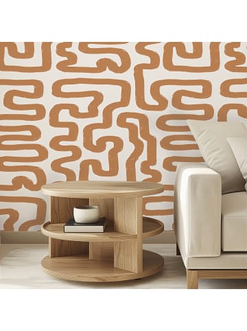 WALLPAPERS4BEGINNERS Tapete Abstrakt in Braun - (W) 200 × (L) 280 cm
