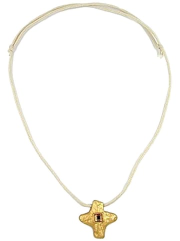 Gallay Kette Anhänger Kreuz Metallguss 70cm in gold