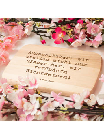 Mr. & Mrs. Panda Schneidebrett Spruch Augenoptiker Sichtweise mi... in Transparent