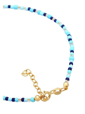 Elli Fußschmuck 925 Sterling Silber Muschel in Gold