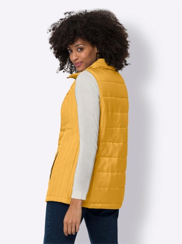 Sieh an! Steppweste in ocker