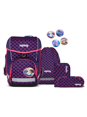 Ergobag Cubo Schulranzen-Set in PerlentauchBär