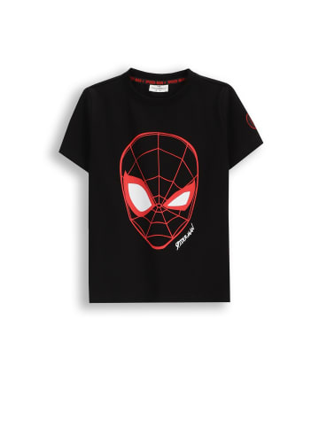 Coccodrillo T-Shirt mit kurzen Ärmeln in schwarz