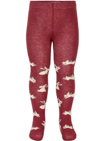 Minymo Strumpfhose "Baby Stocking with Pattern" in Braun