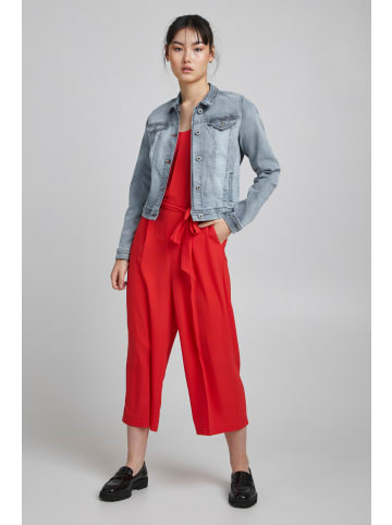 ICHI Jeansjacke IHSTAMPE Regular fit in Washed light blue