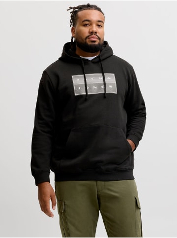 JACK & JONES PLUS Kapuzenpullover in Black