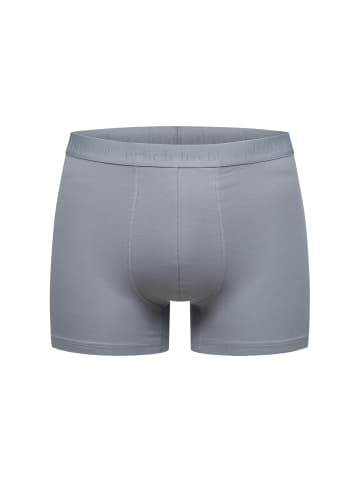 Erlich Textil  Casual Cotton enge Boxershorts aus Bio-Baumwolle in steingrau
