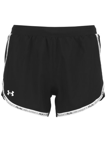 Under Armour Laufshorts Fly-By 2.0 in schwarz / weiß