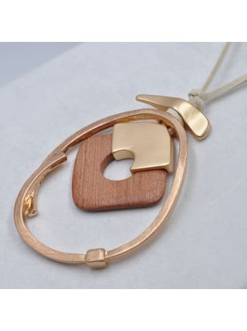 Steuer Modeschmuck Metall in champagner