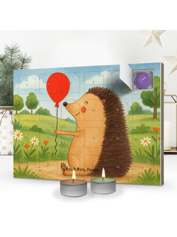 Mr. & Mrs. Panda Duftkerzen Adventskalender Igel Luftballon Desi... in Weiß