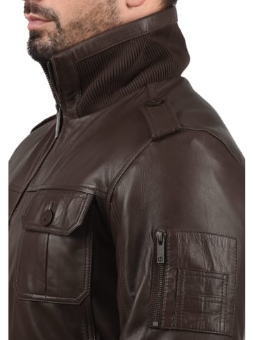 !SOLID Lederjacke SDFamash in Braun