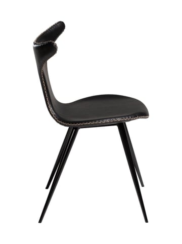 ebuy24 Esszimmerstuhl Dolphin Schwarz 2er Set